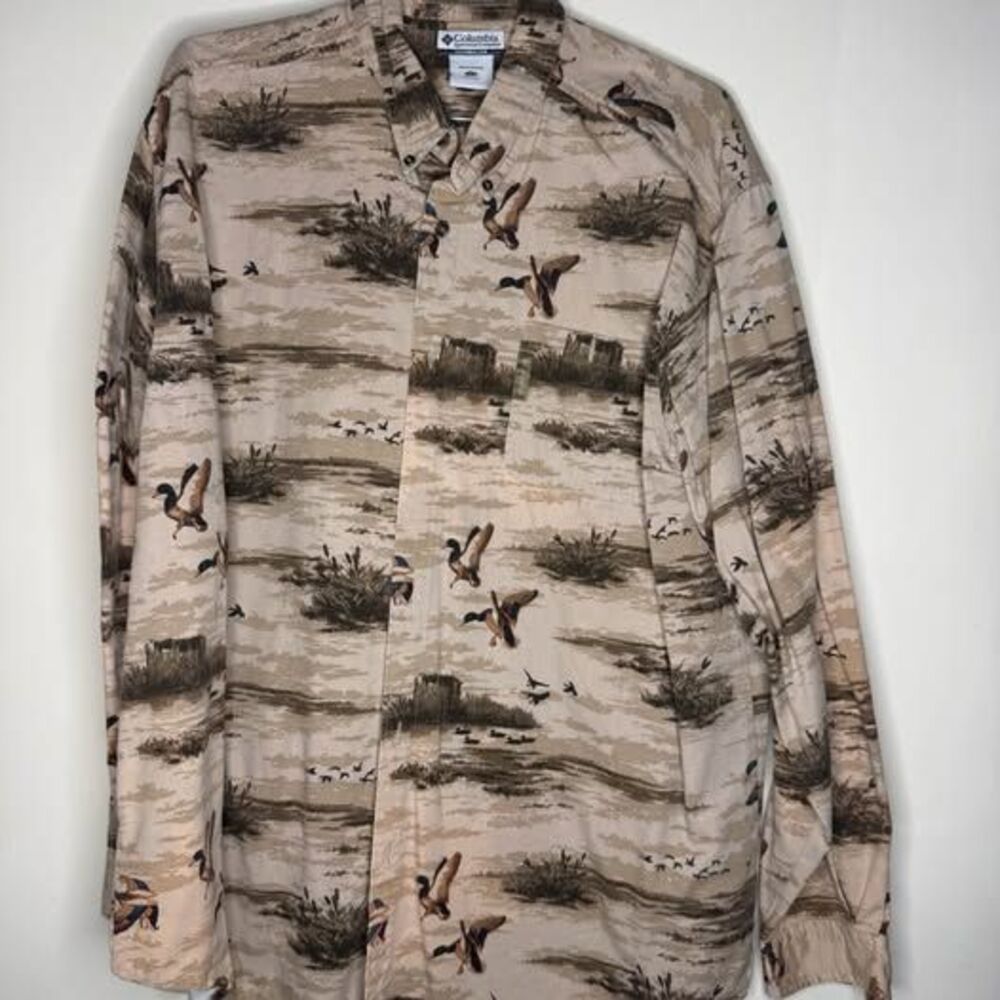 Columbia River Lodge Duck Hunting Shirt 2XT
